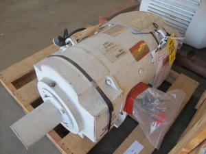 MOTOR, ELECTRIC TYPE, 20 HORSEPOWER, 240VDC ELEC RATING, 1150/2875 RPM, 70 AMPS, TENV ENCLOSURE, 30 MIN DUTY, 2-1/16" DIA SHAFT. PART # 5CD184VA877A800 (W-44) LOADING & HANDLING FEE $15-